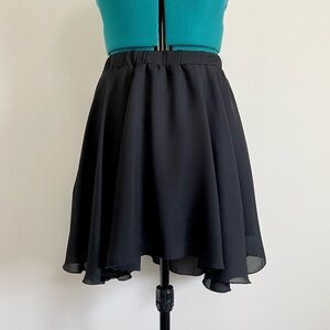 Vero Moda Black Fabulous Highlow Mini Skirt